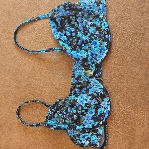 Coco Reef Bikini Swim Top Floral Vintage - Underwire Size 38C
